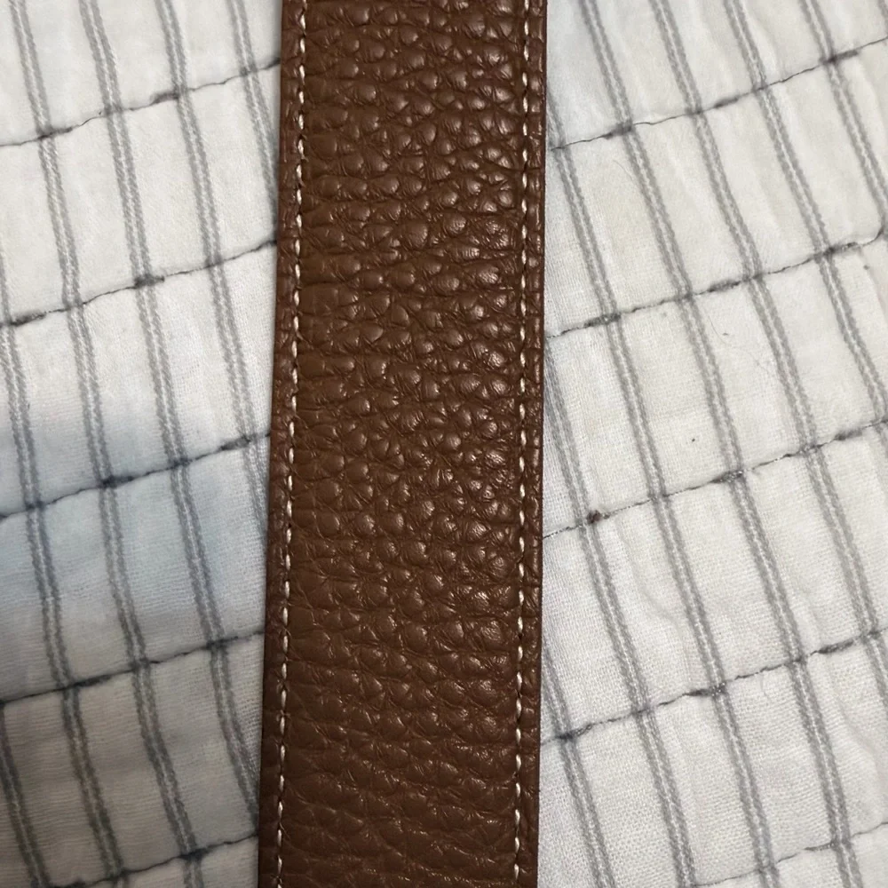 Hermes Reversible Black and Tan Leather Belt Strap